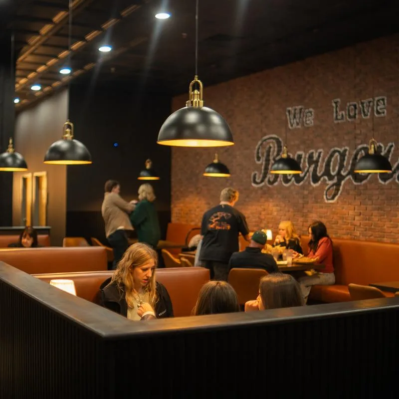 Burger Fusion food and dining room photo 1